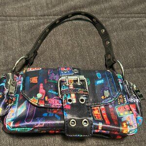 Current Mood x Dolls Kill Tokyo City Neon Lights bag